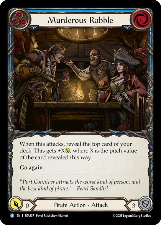 Murderous Rabble SEA137 (High Seas) Rainbow Foil、mySite、waistdrama