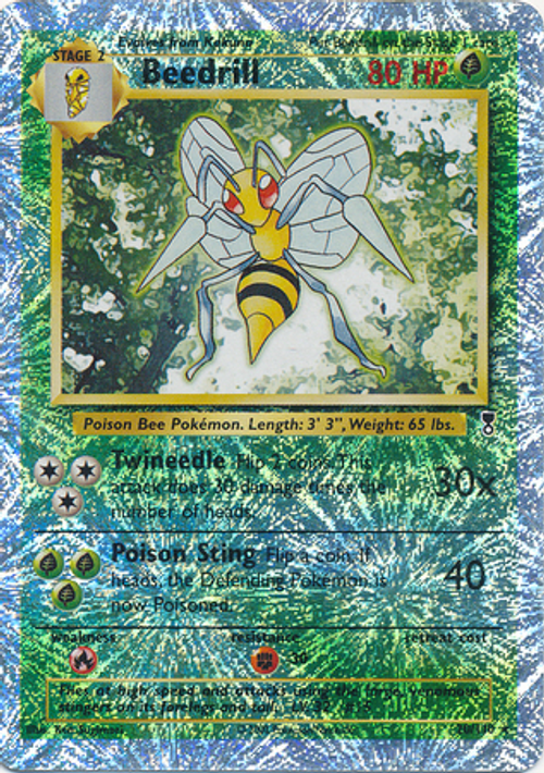 Beedrill - 20/110 - Rare Reverse Holo、mySite、waistdrama