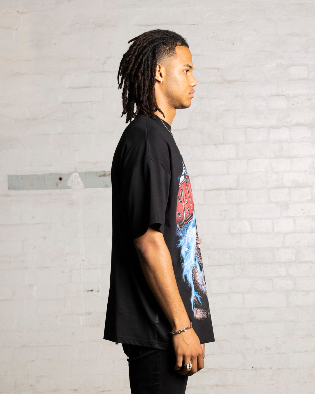 Saint Morta Cobra Boxy T-Shirt Black、mySite、zt4zffjzw