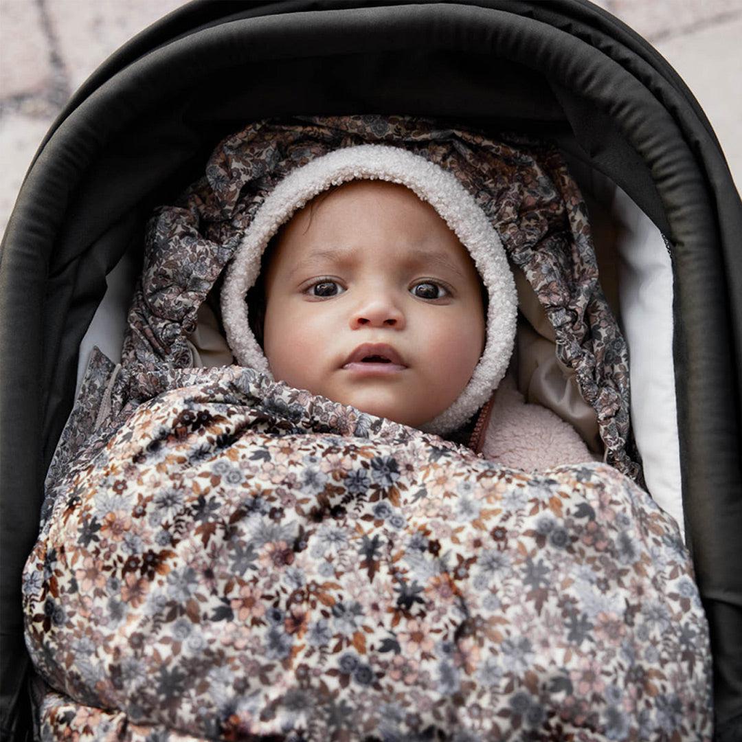  Elodie Details Light Down Footmuff - Blue Garden、mySite、merchandisen