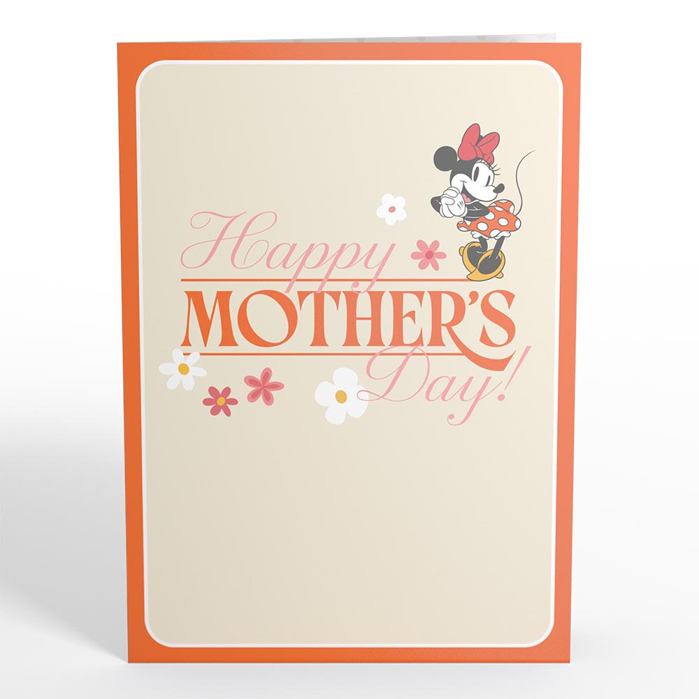 Disney’s Minnie Mouse Mother’s Day Card with Mini Bouquet、mySite、solidvoid