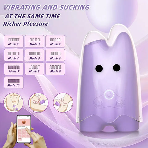 Ghost Suction and Vibration Toy