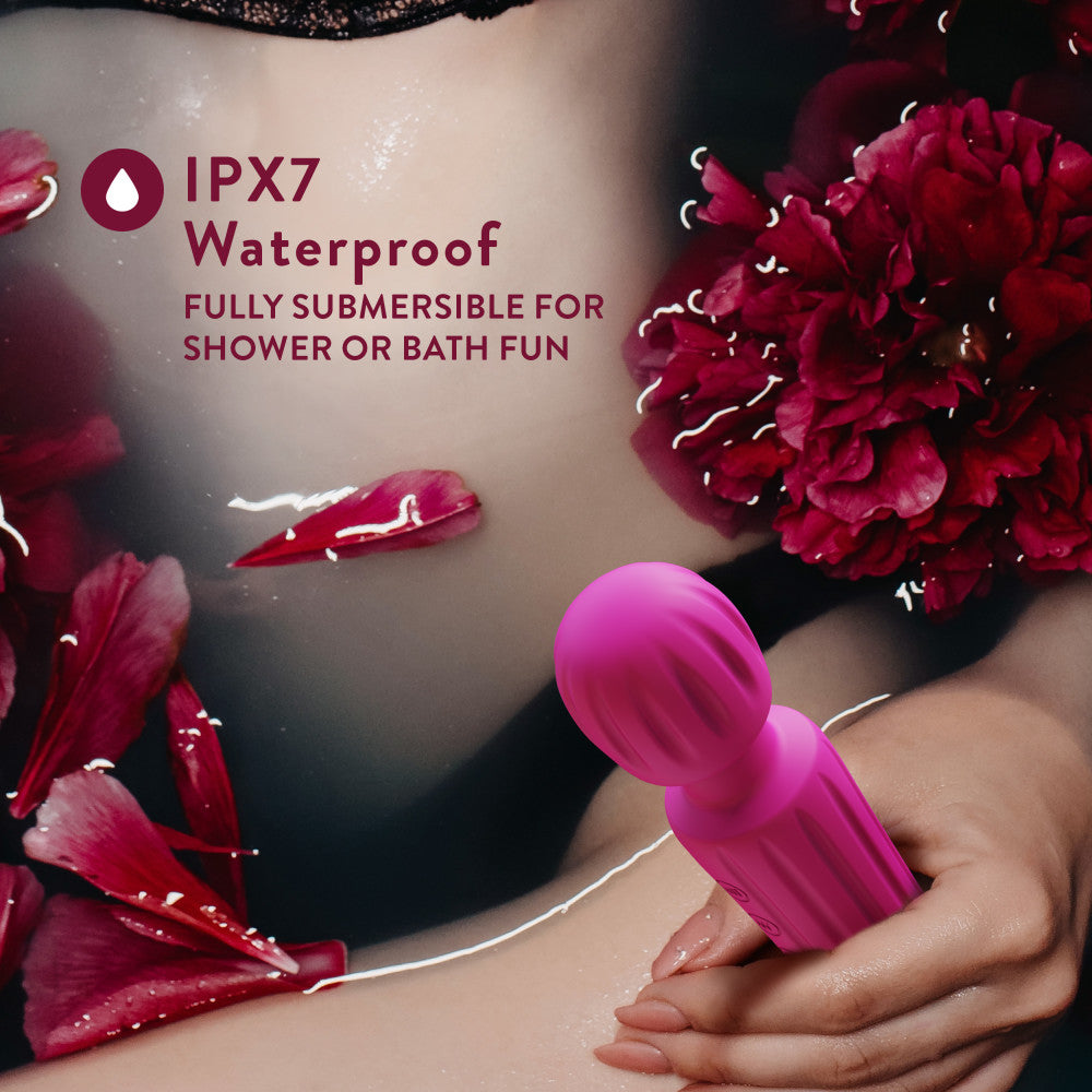 Blush Allana Velvet 20 Function Vibrating Massage Wand With RumboTech™、mySite、bottomscart