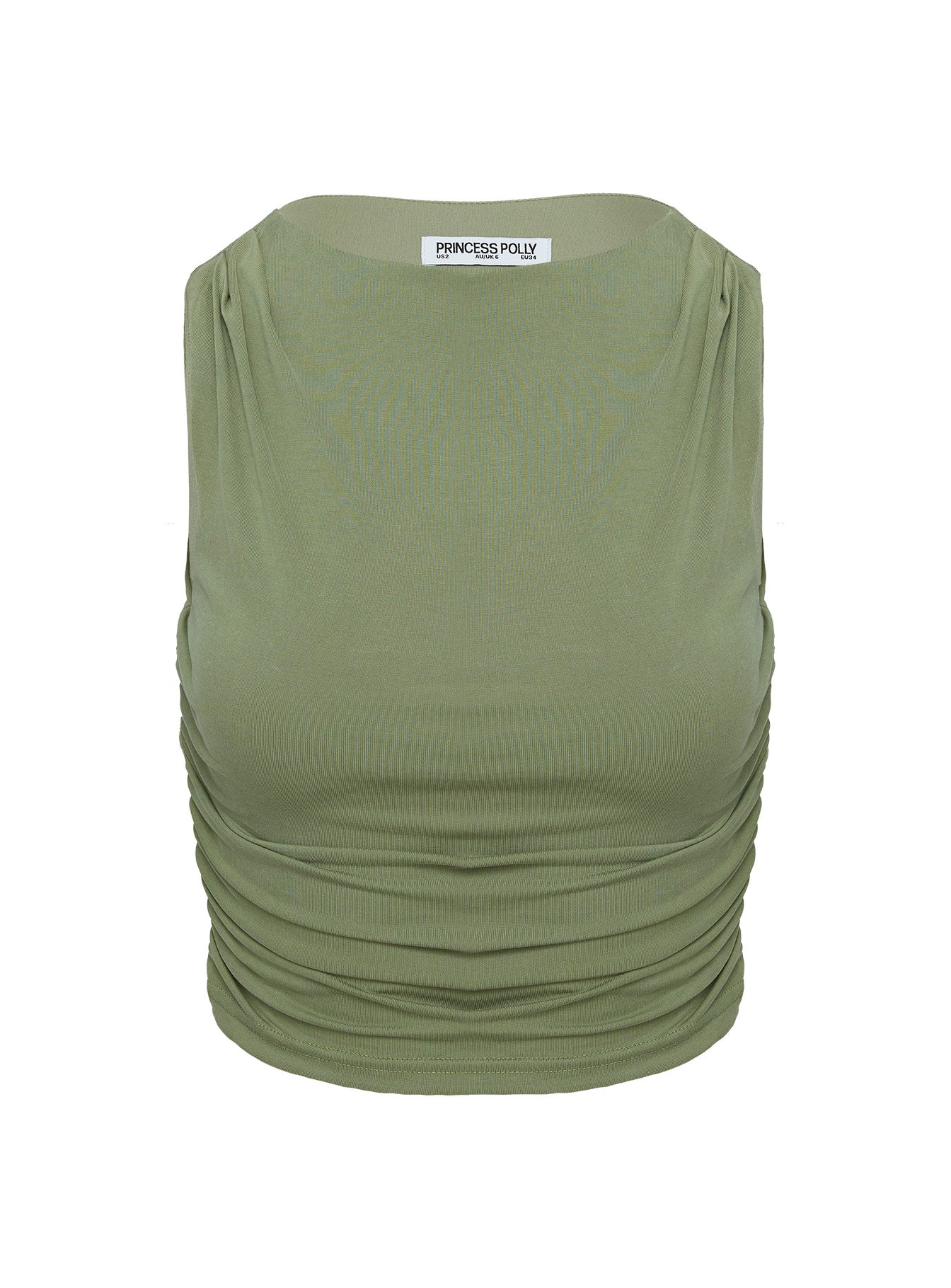 Hold Em High Neck Top Green、mySite、solidvoid