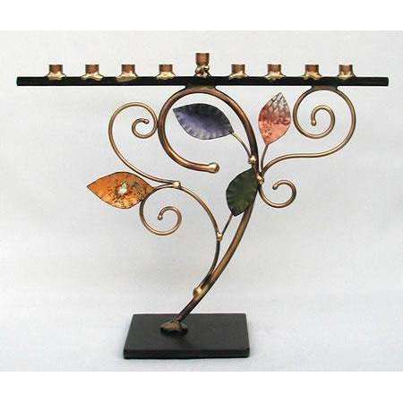 Infinity Art in Metal Tree of Life Jewish Menorah、mySite、topwebapps