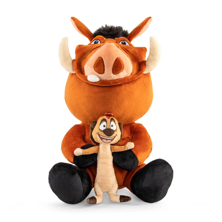 Kid Robot Disney The Lion King 16-Inch Hugme Plush 'Timon & Pumba'、mySite、hgirdovlk