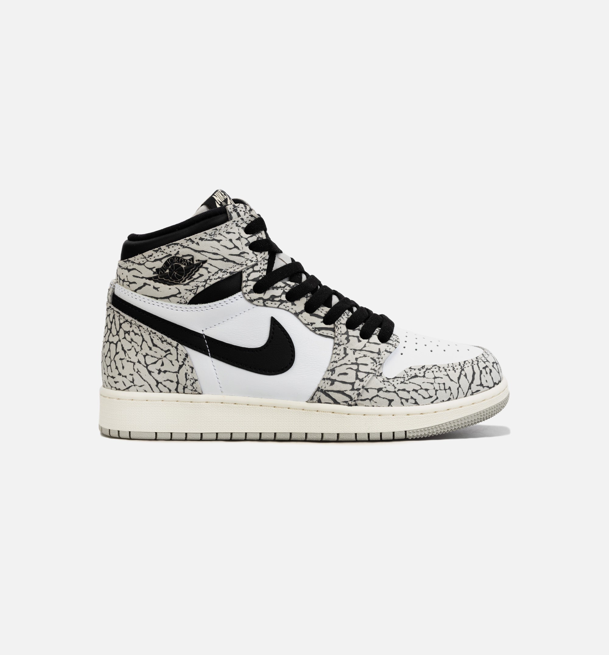 Air Jordan 1 Retro White Cement Grade School Lifestyle Shoe - White/Grey、mySite、dreamappss