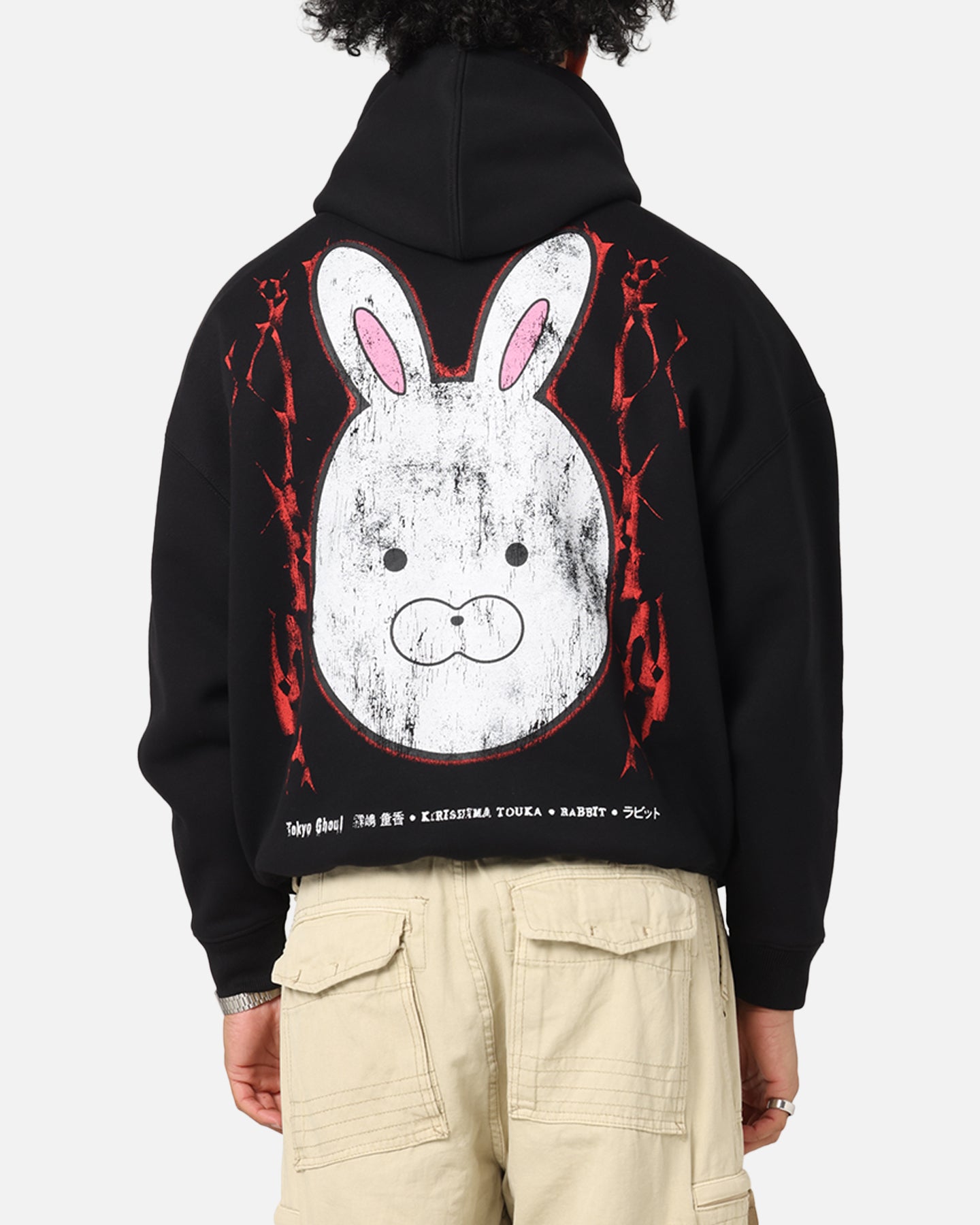 73 Studio X Tokyo Ghoul Rabbit Premium Hoodie Black、mySite、zt4zffjzw