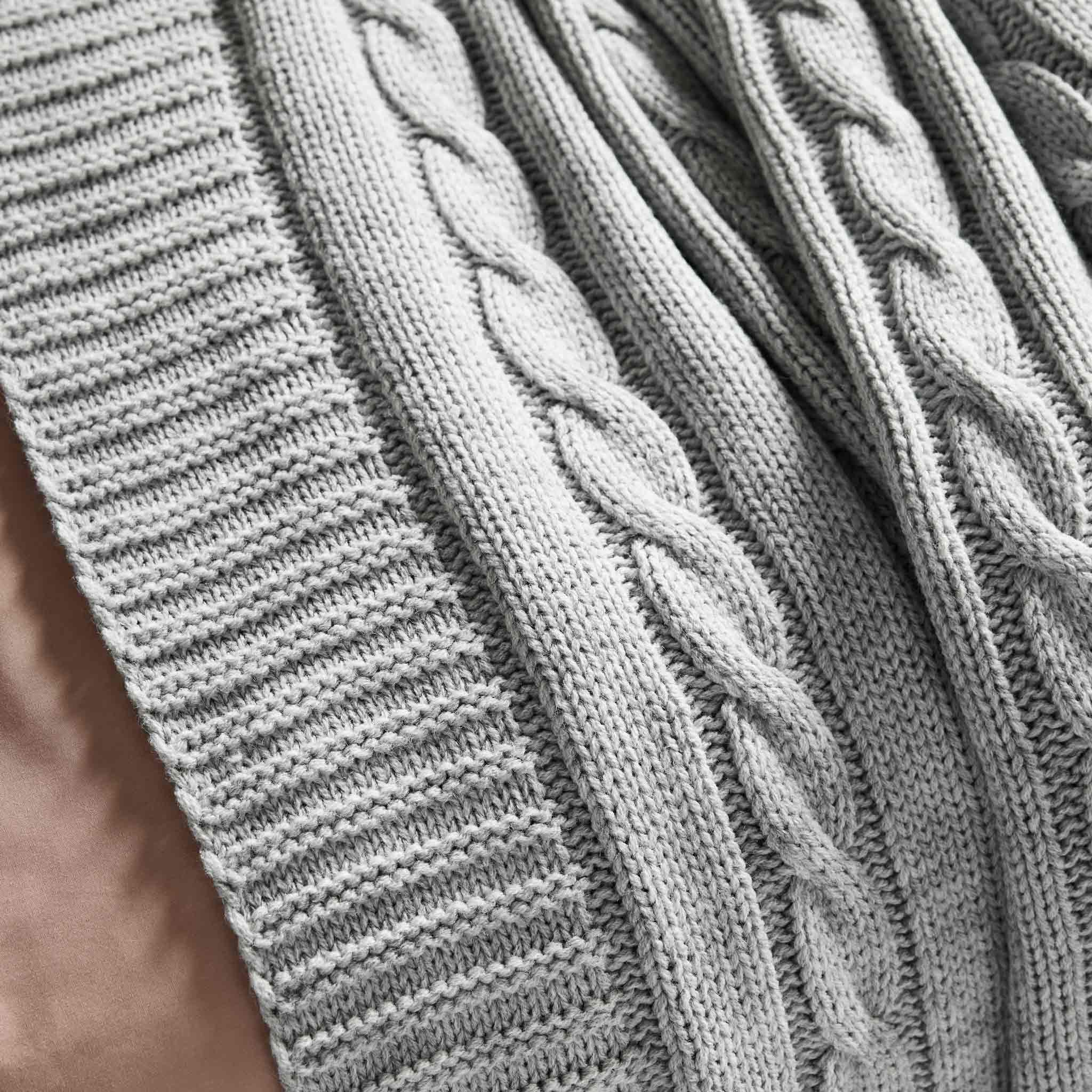  Cable Knit Throw Blanket - Last Call、mySite、sugarbowlscore