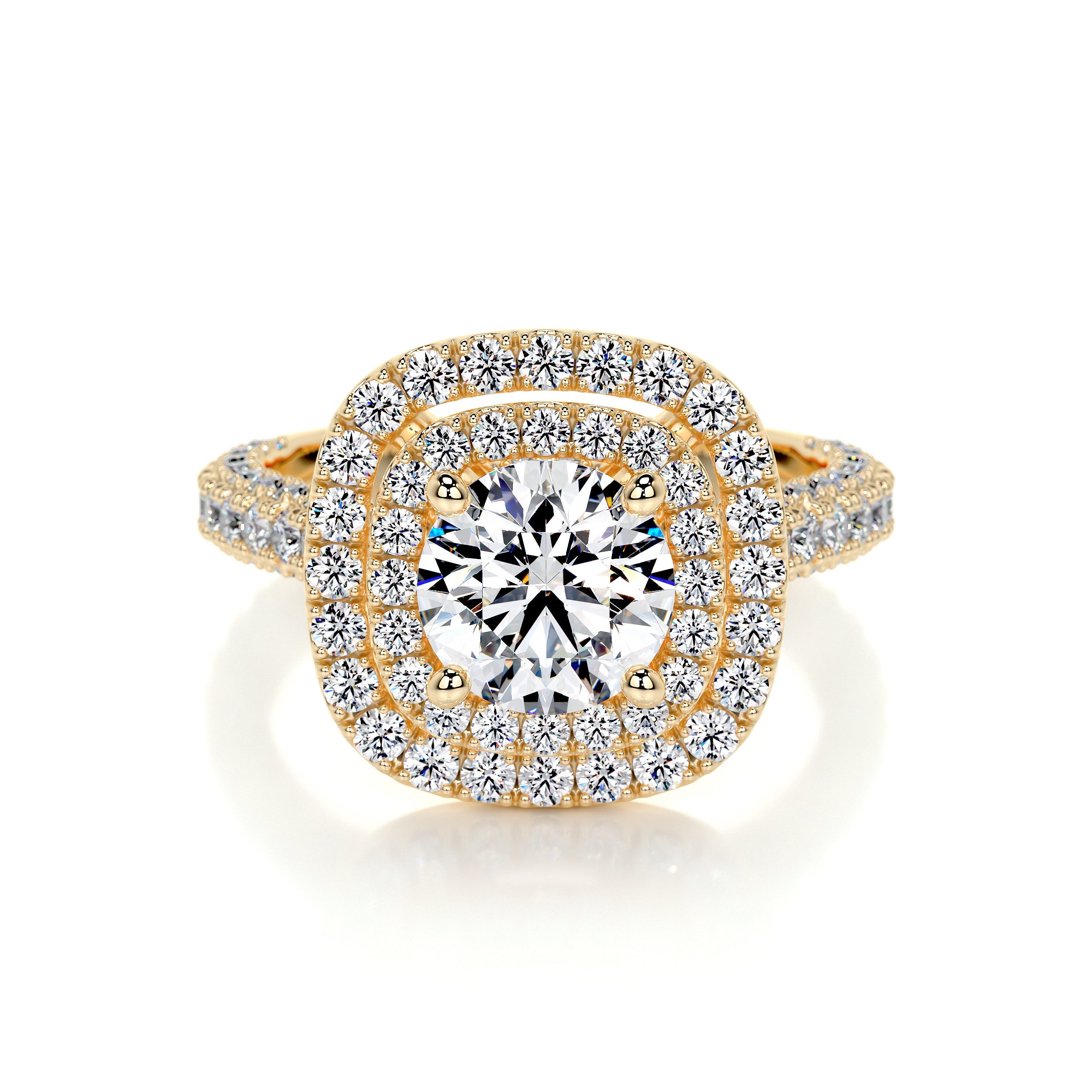 Carmen Lab Grown Diamond Ring -18K Yellow Gold、mySite、hinf8tx79