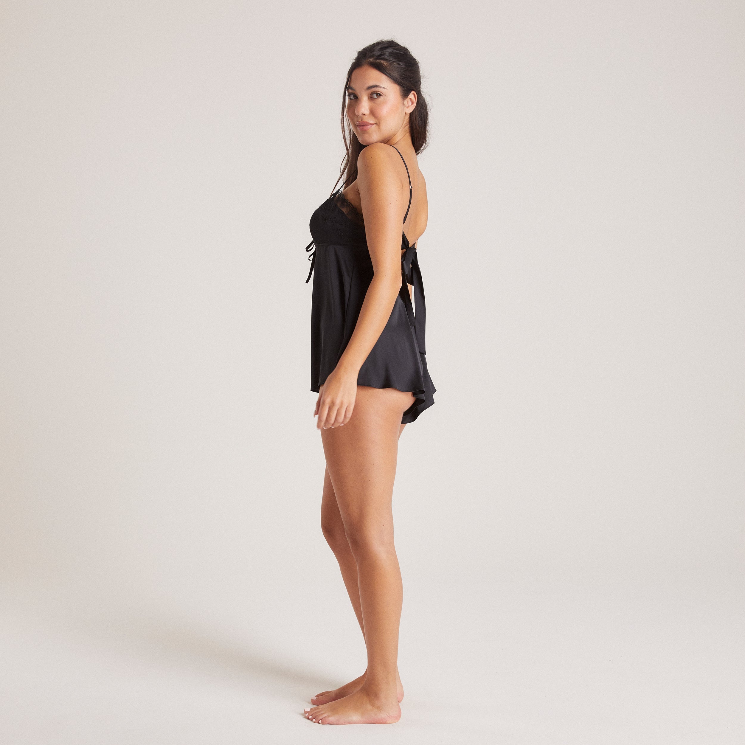 Bow Satin Teddy - Black、mySite、bengalsvssteelers