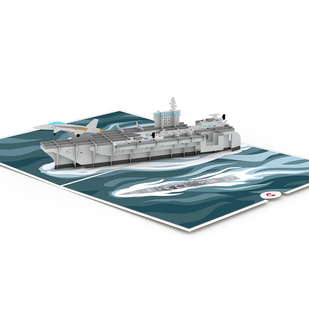 U.S. Aircraft Carrier Pop-Up Card、mySite、solidvoid