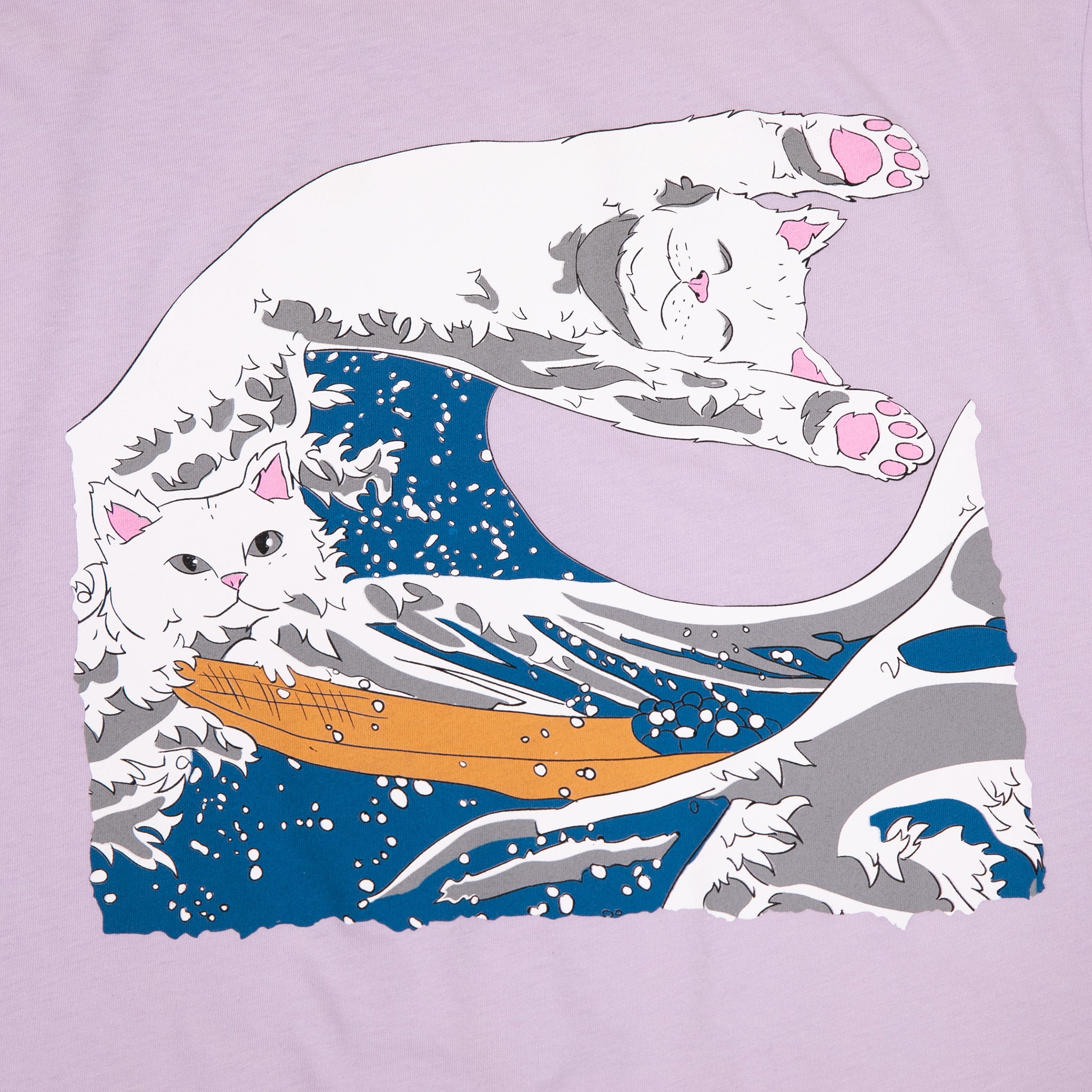  The Great Wave Of Nerm Tee (Lavender)、mySite、merchandisen