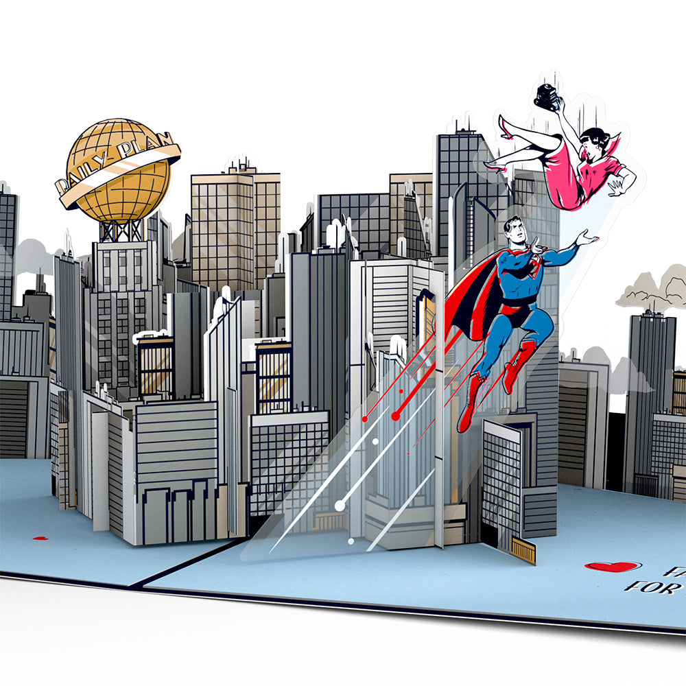 Superman You Make My Heart Soar Pop-Up Card、mySite、solidvoid