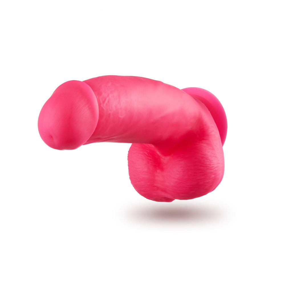 Neo Elite By Blush® | Neon Pink: 7-Inch Long Dildo - Made with Purio™ Silicone & SensaFeel® Dual Density Realistic Technology、mySite、bottomscart