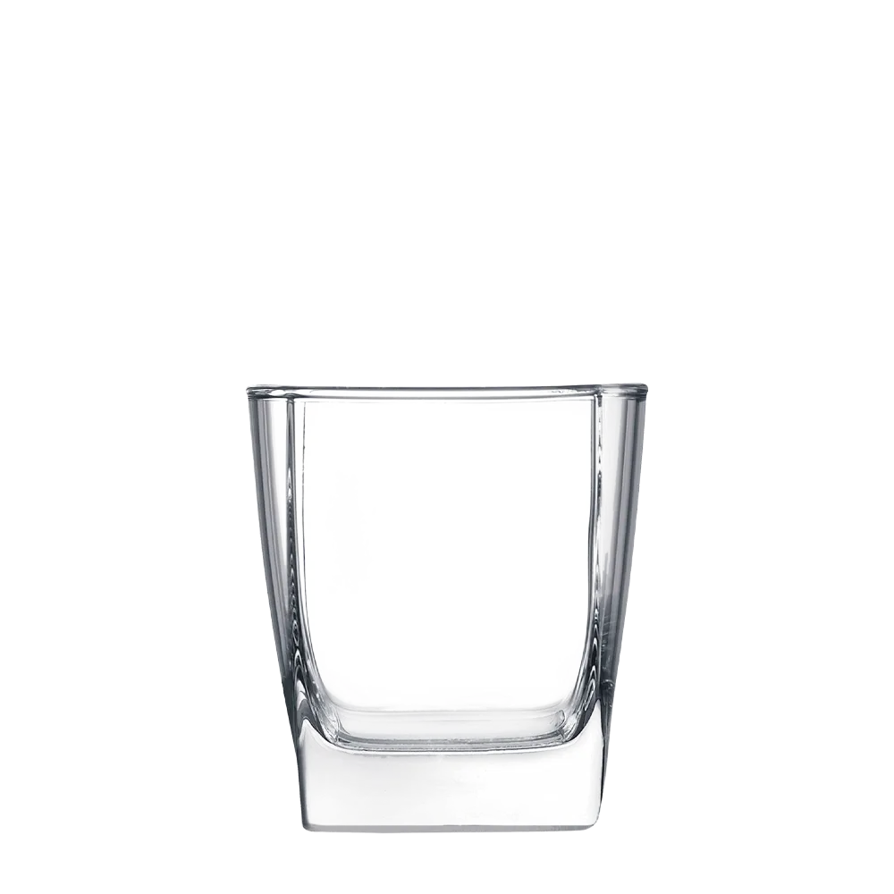 Polar Camel 10 1/2 oz Square on the Rocks Glass、mySite、noshort