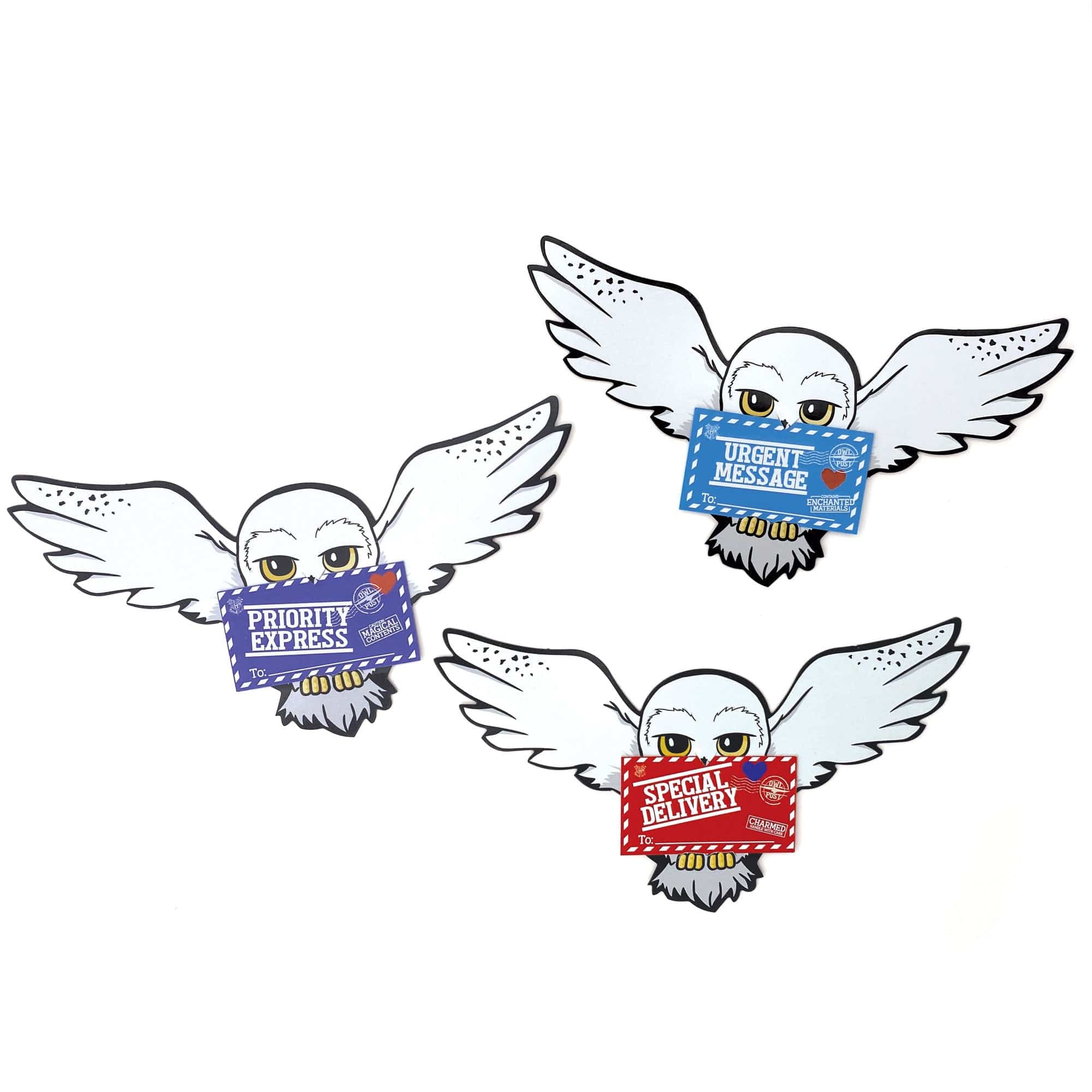  Valentine Cards Set - Harry Potter Owls、mySite、ghnorth