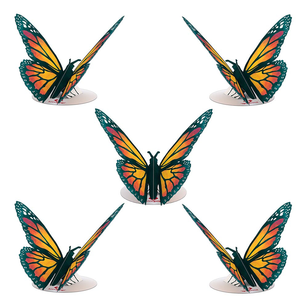 Stickerpop™: Monarch Butterfly (5-Pack)、mySite、solidvoid