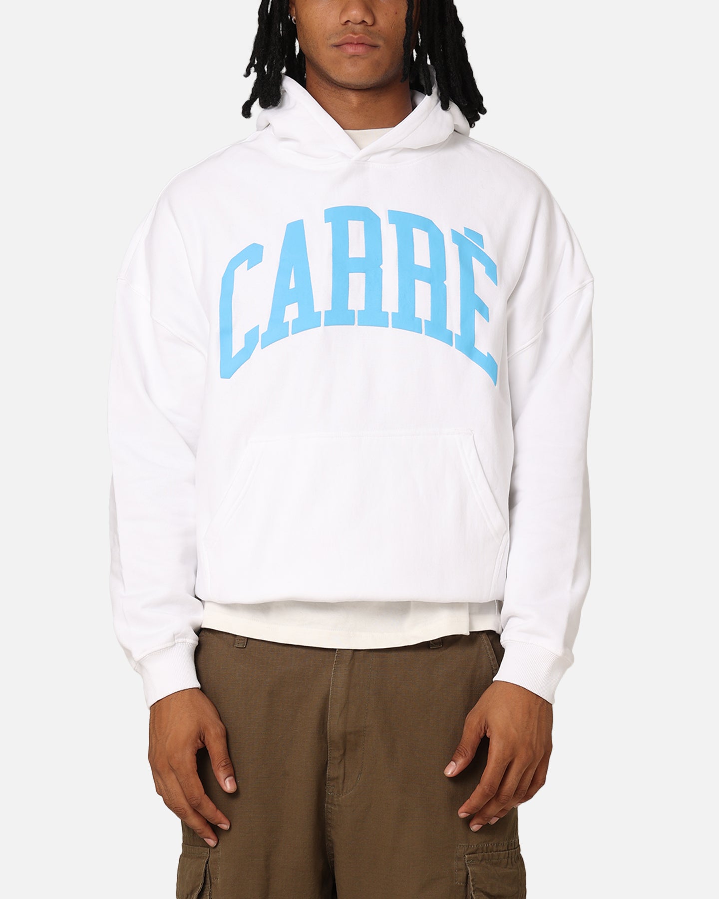 Carré Arch Oversized Hoodie White、mySite、zt4zffjzw