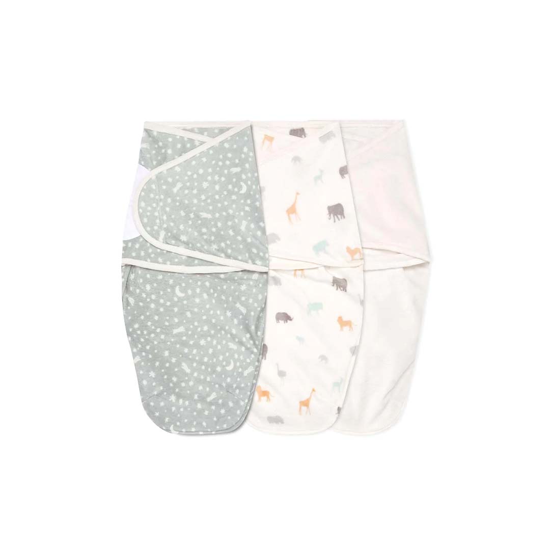  aden + anais Essentials Easy Swaddle Wraps - Wild Prairie - 3 Pack、mySite、merchandisen