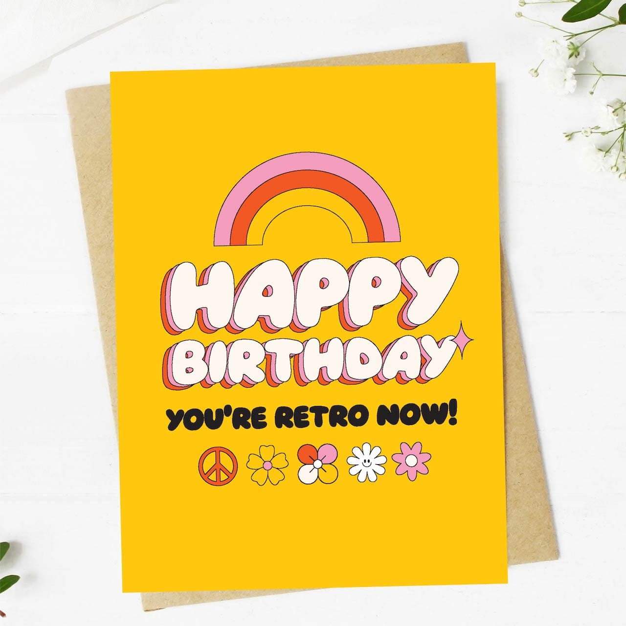  Happy Birthday, You're Retro Now Birthday Card、mySite、ghnorth