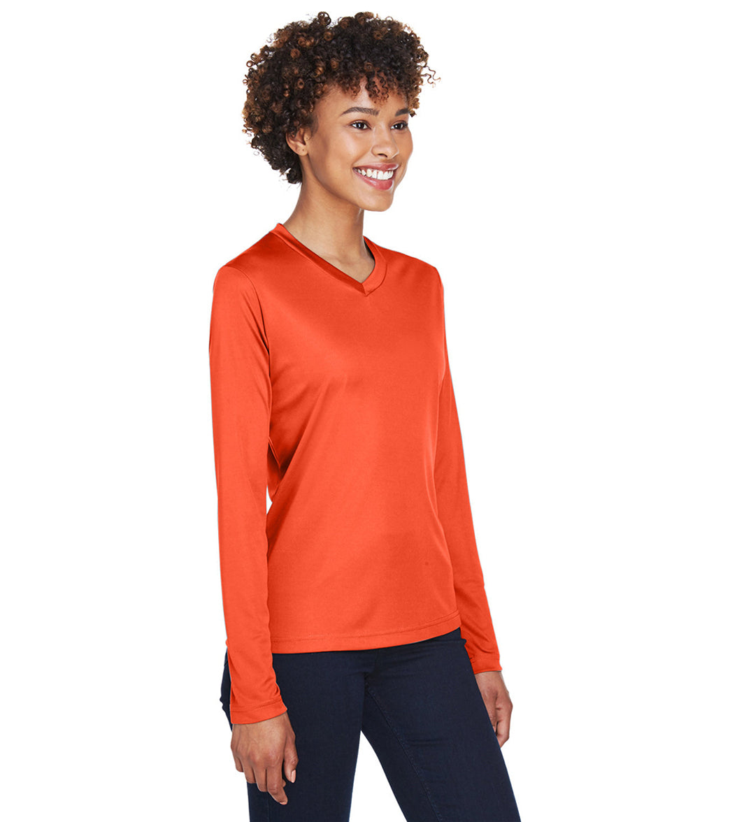 Team 365 Women's Zone Performance Long Sleeve T-Shirt、mySite、noshort