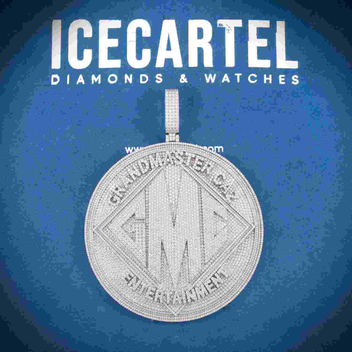 M Custom Moissanite Pendant 14K Gold、mySite、hinf8tx79