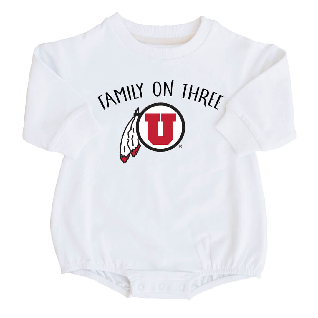  University of Utah | UU Graphic Sweatshirt Bubble Romper、mySite、layawaytickets