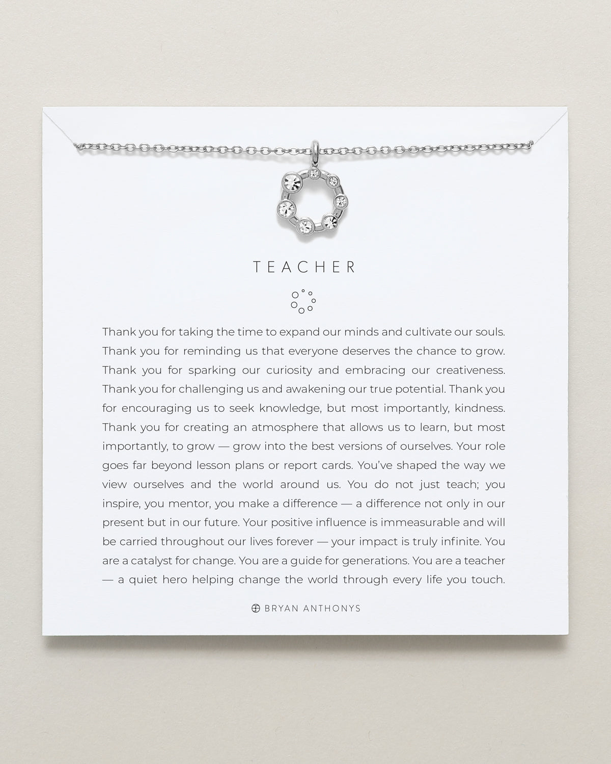 Teacher Necklace、mySite、hinf8tx79
