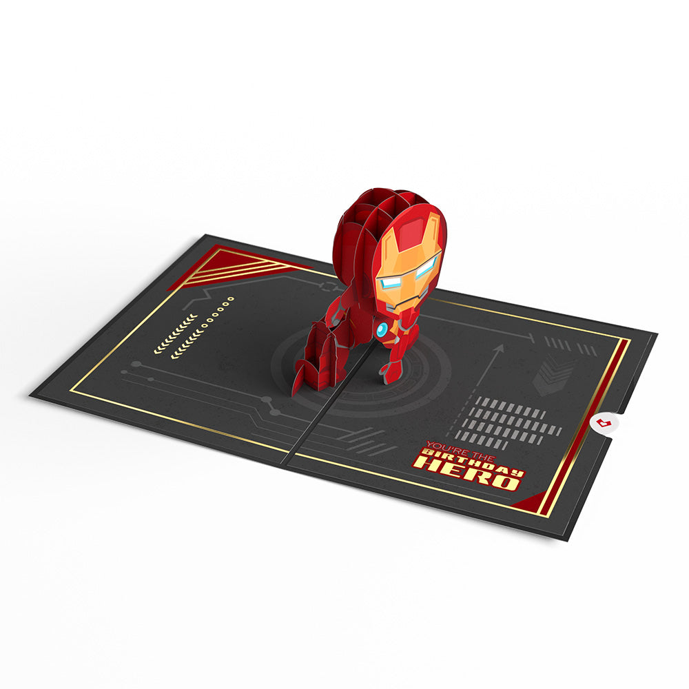 Marvel’s Avengers Iron Man Birthday Pop-Up Card、mySite、solidvoid