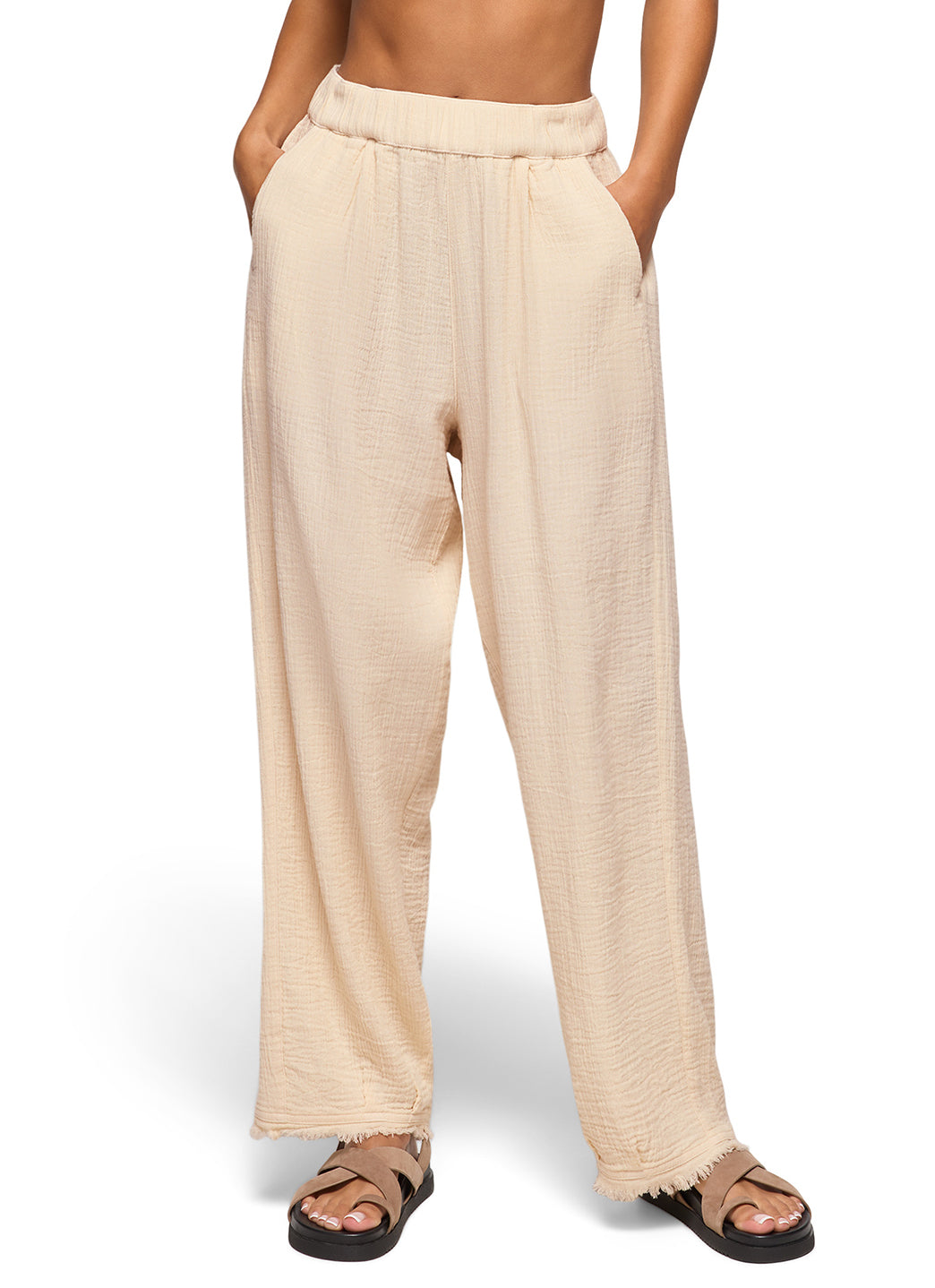 prAna Women's Solid Hideaways Wide Leg Pant、mySite、noshort
