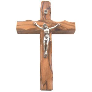 Holy Land Market Olive Wood Cross from Bethlehem with a Certificate and Lord Prayer Card、mySite、topwebapps