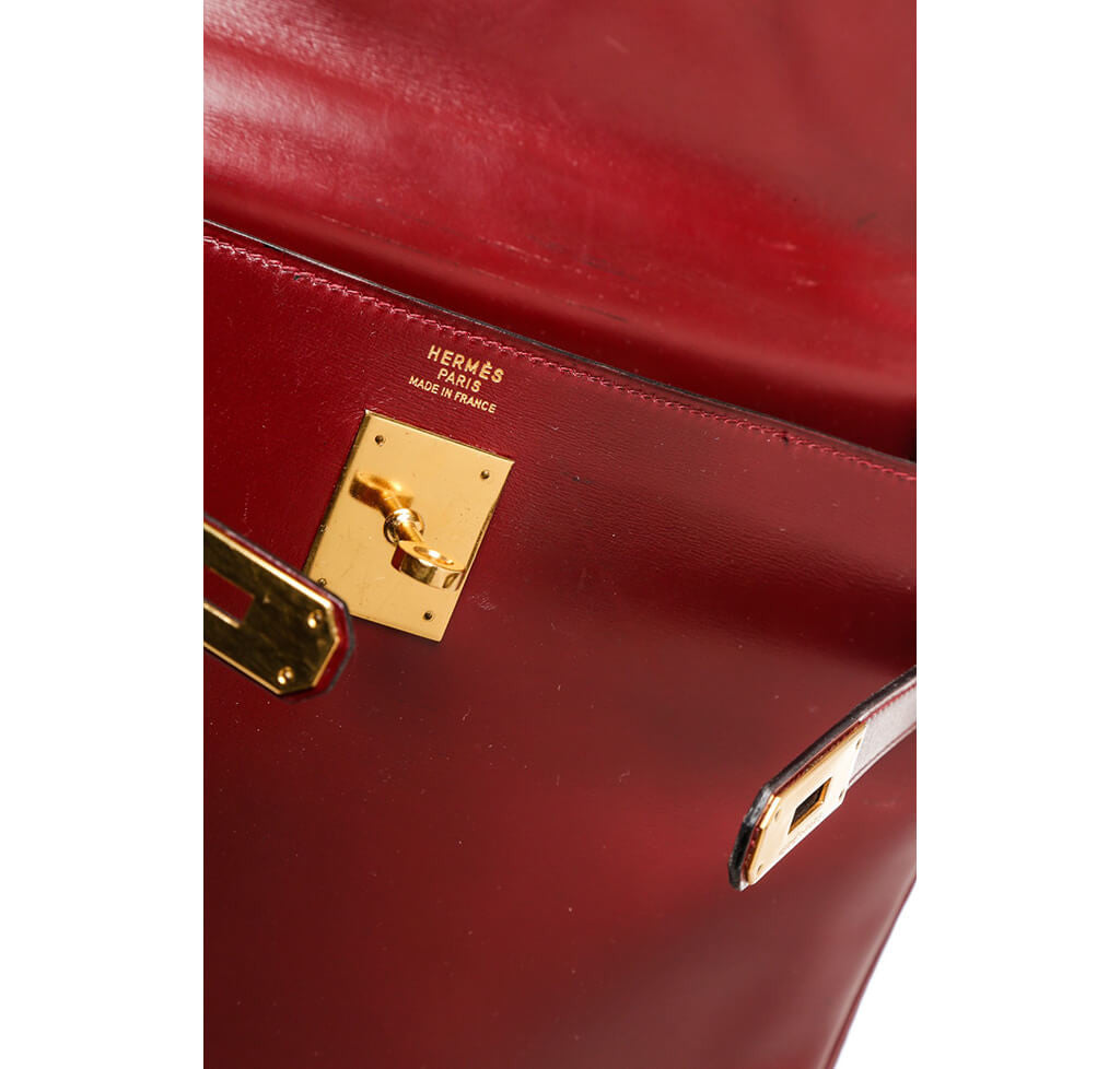 Hermès Burgundy Kelly Bag 32cm GHW、mySite、garminoutage.com