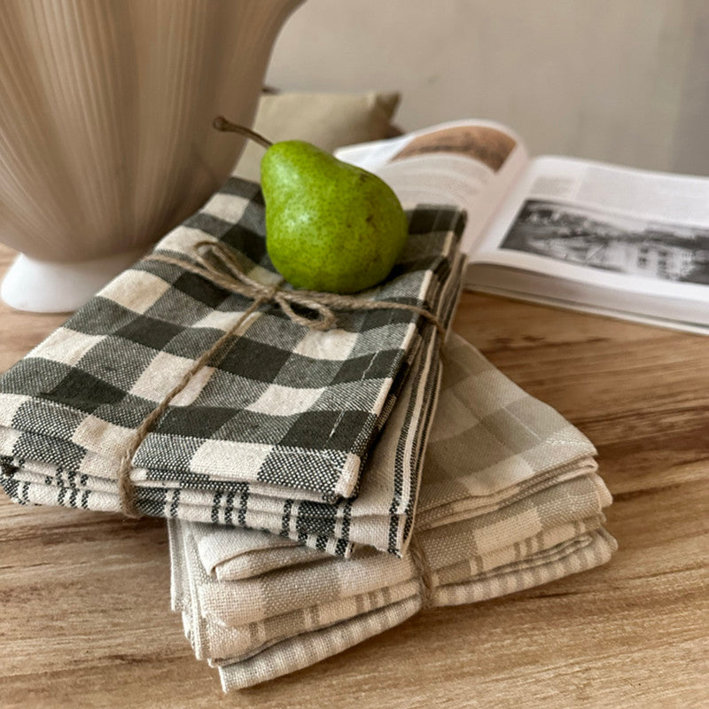 Cotton Kitchen Towel | Beige | Set of 3、mySite、camillekostekn