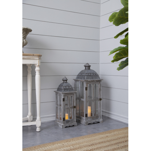 Wooden Candle Lantern Decorative, Hurricane Lantern Holder Decor for Indoor Outdoor, Home Garden Wedding、、xpatfood