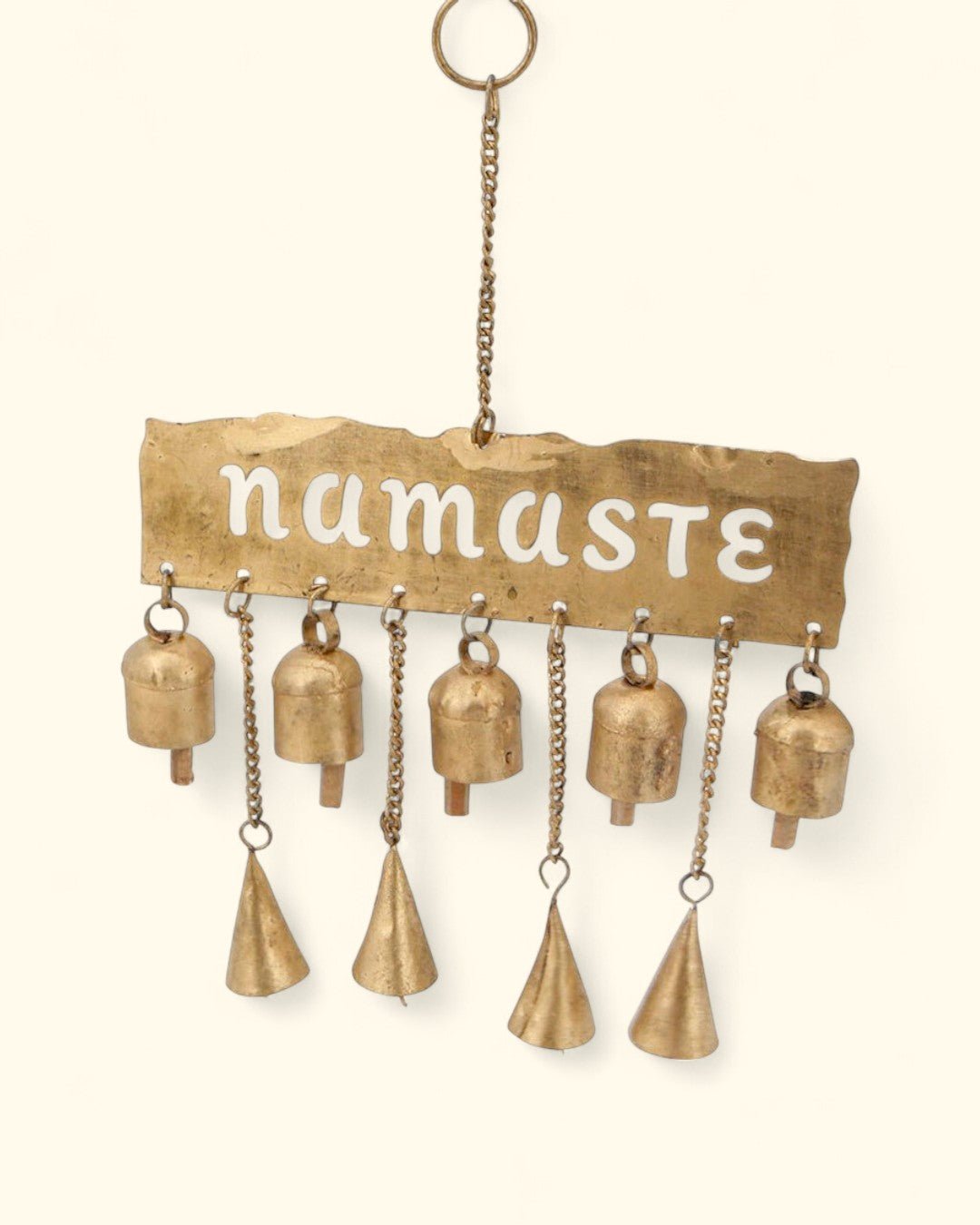 Fairtrade Namaste Bell Chime Wall Hanging、mySite、topwebapps