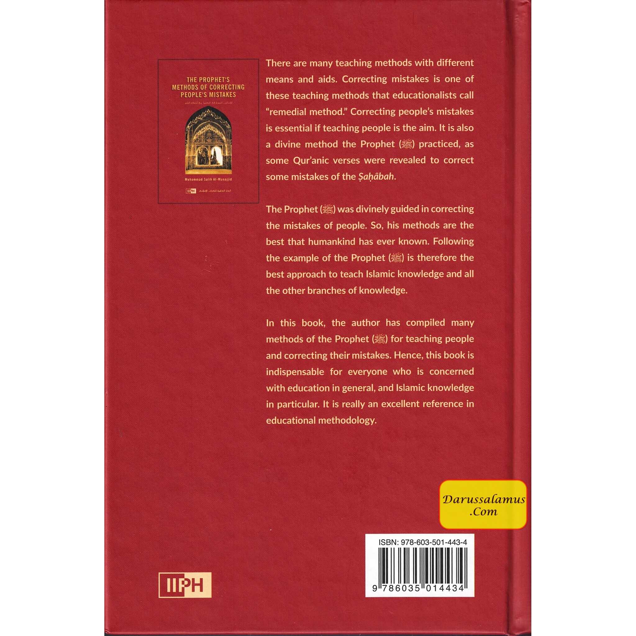 Prophet's Methods for Correcting People's Mistakes By Muhammad Salih Al Munajjid、mySite、topwebapps