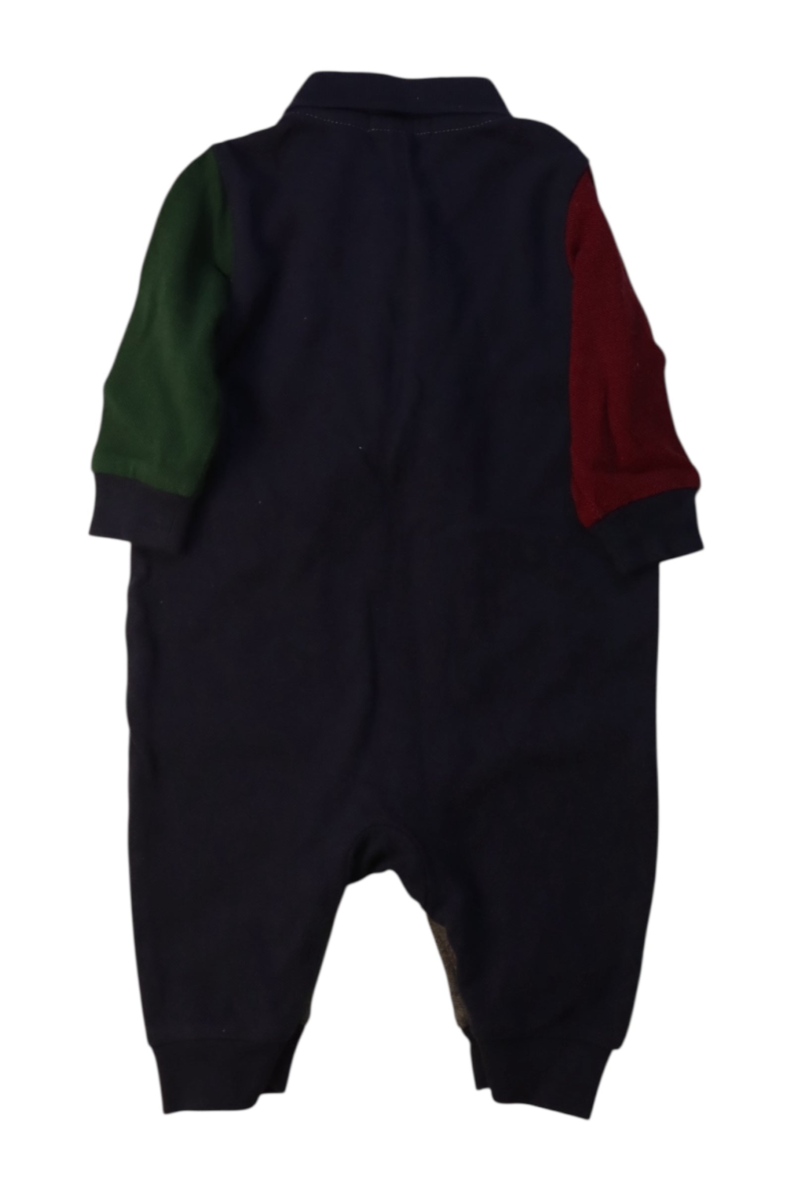 Ralph Lauren Collared Long Sleeve Romper 0-3M、mySite、g9winljtr