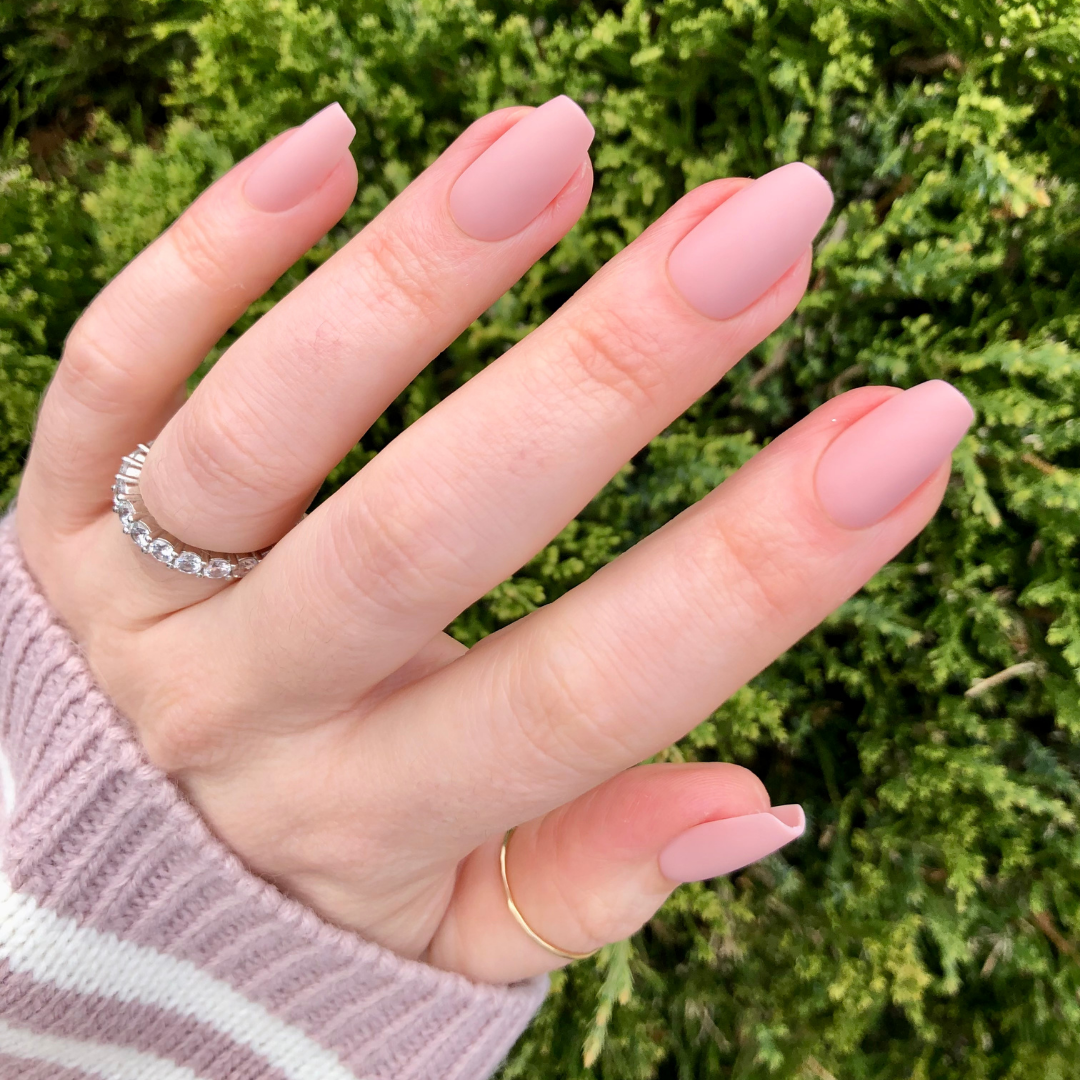 Rosewood Matte - Press-On | Medium | Coffin、mySite、solidvoid