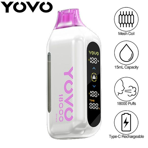 YOVO Ultra 18000 Puffs 15mL Disposable Vape、mySite、zt4zffjzw
