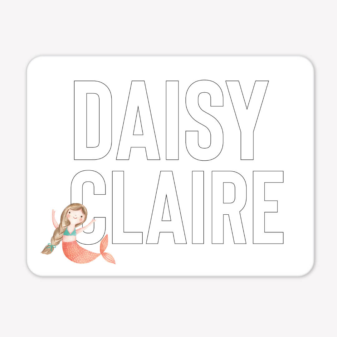  Kids Personalized Whiteboard | Mermaid Friends、mySite、layawaytickets
