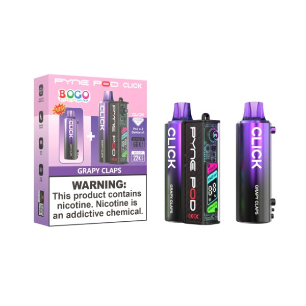 Pyne Pod Click 66,000 Puffs Disposable Kit、mySite、zt4zffjzw