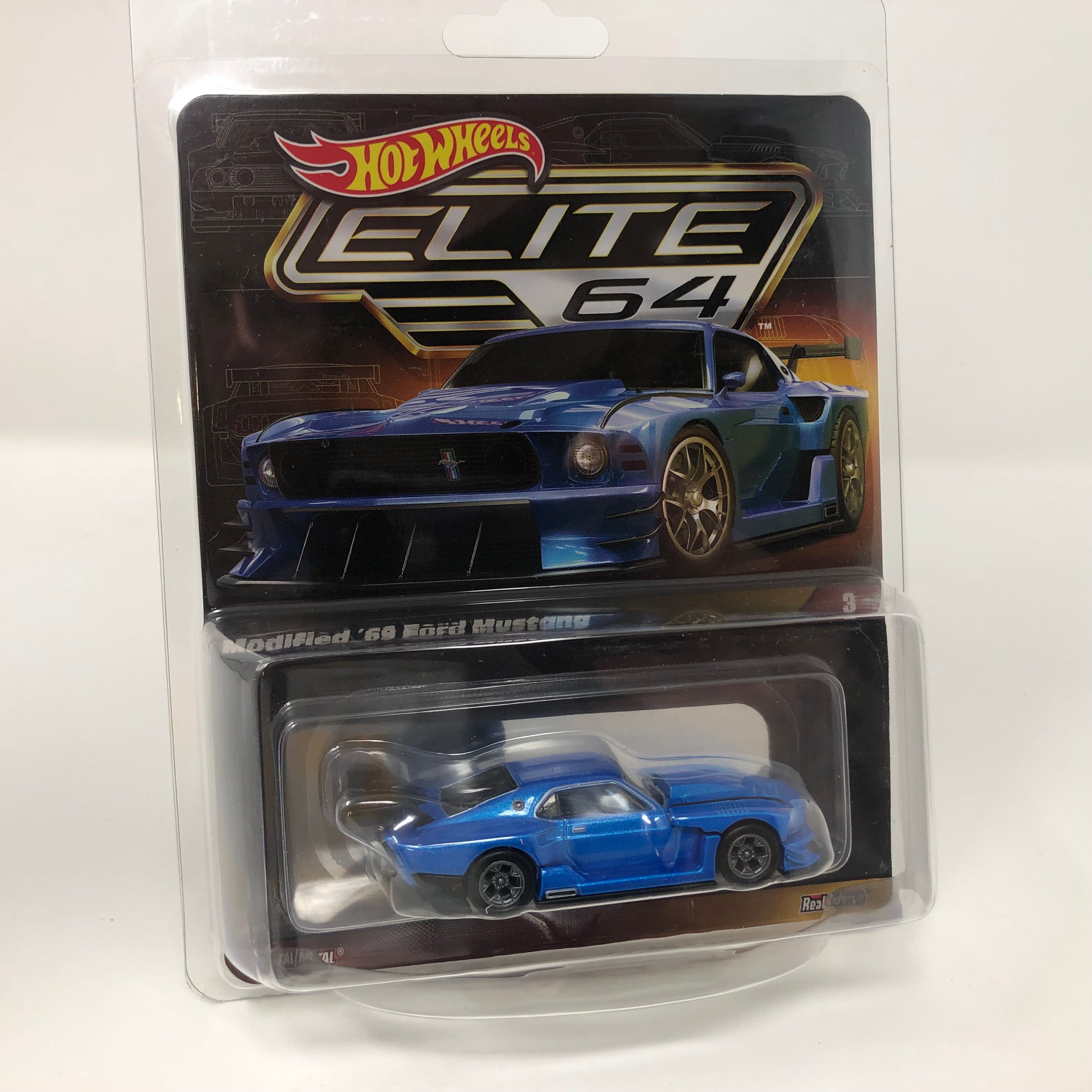 Modified '69 Ford Mustang * Hot Wheels Elite 64 Mattel Creations、mySite、hgirdovlk