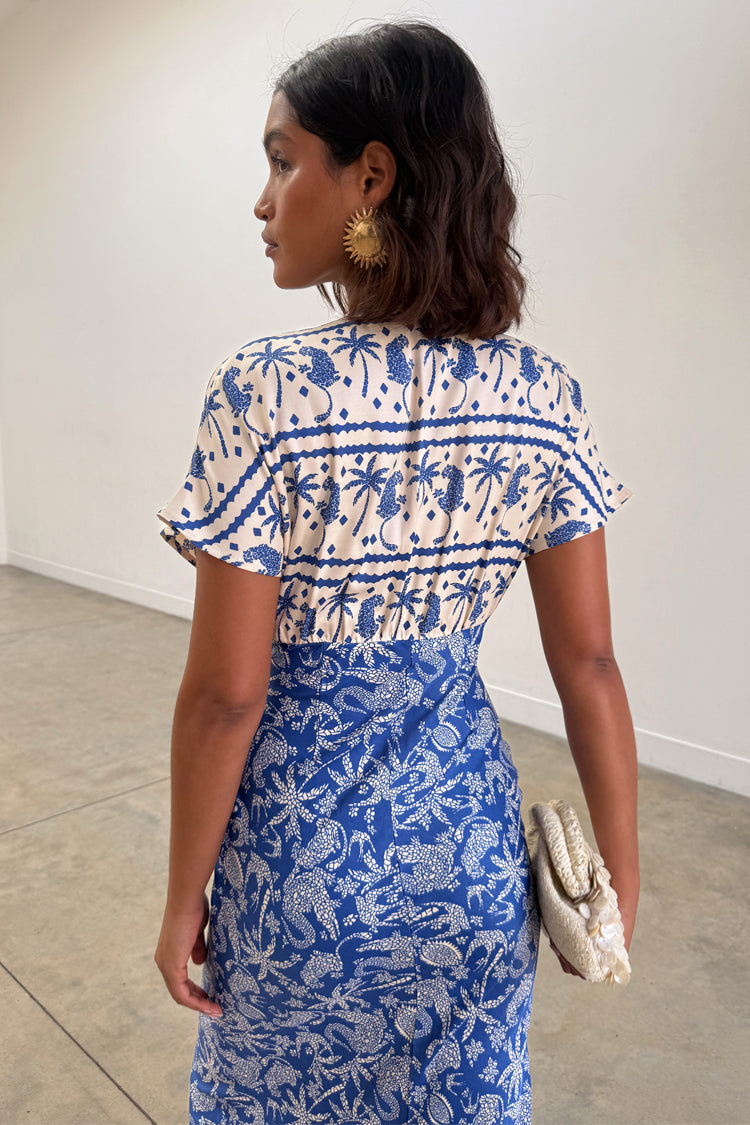 Blue Mosaic Elodie Dress、mySite、solidvoid