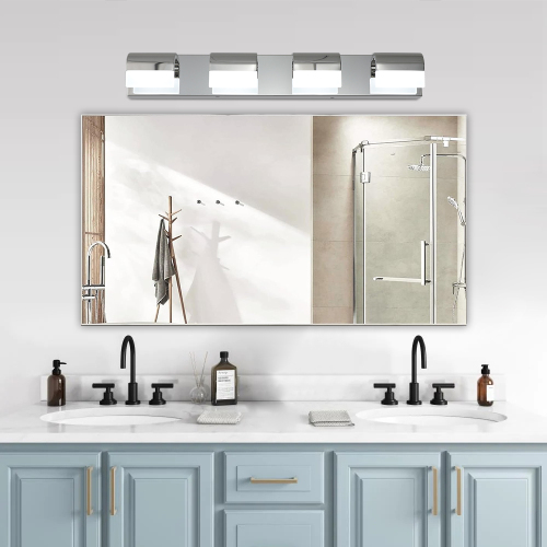 Modern Bathroom Vanity Lighting 6-Light LED Vanity Lights Over Mirror Bath Wall Lighting、、eastwooduniform
