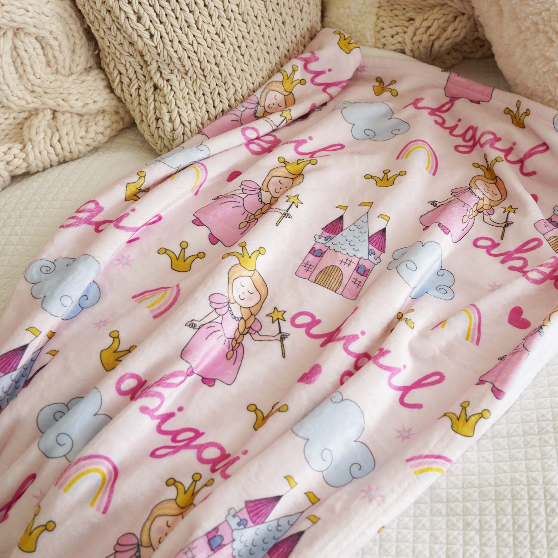  Once Upon A Time Personalized Kids Blanket、mySite、layawaytickets