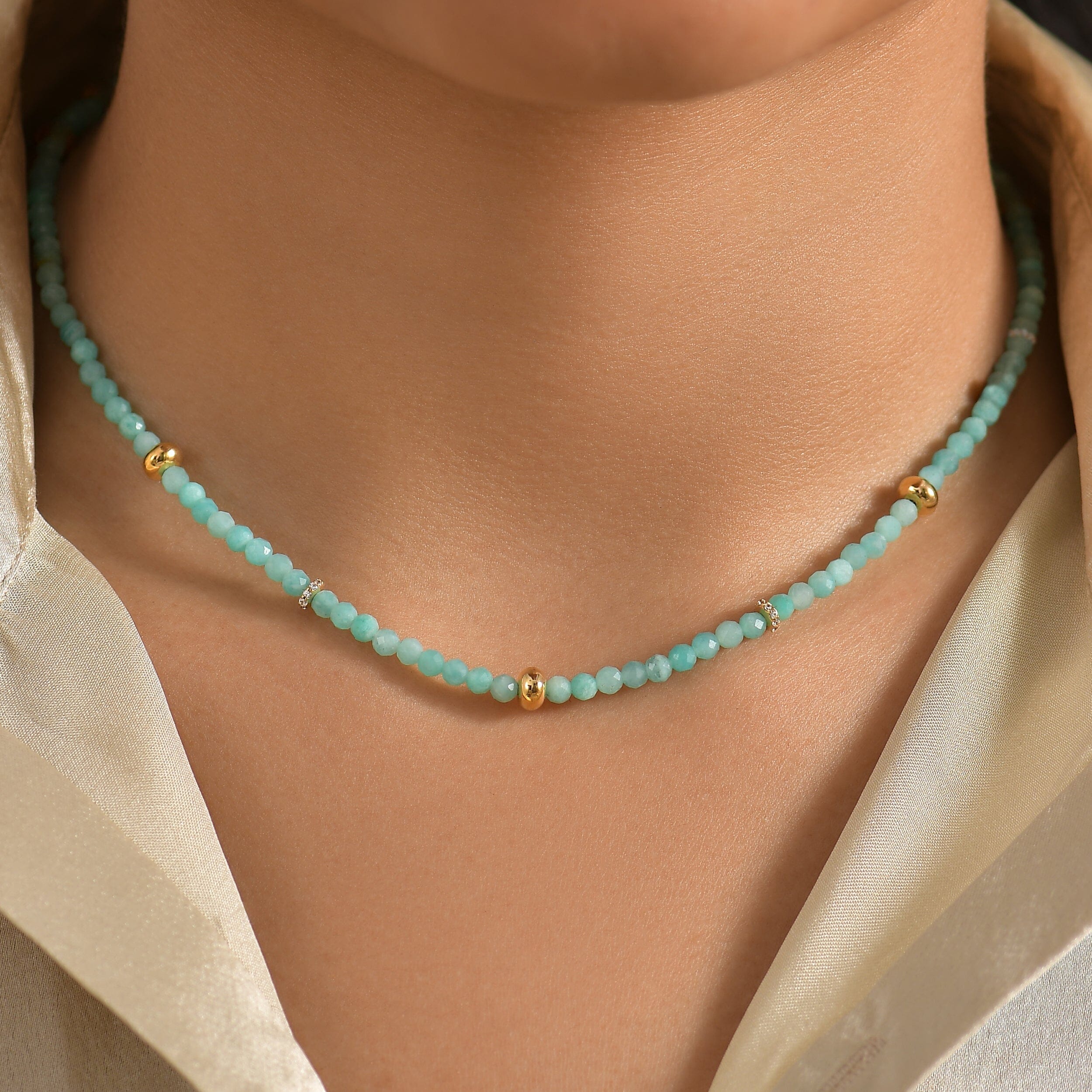 Amazonite Beads Necklace – Soul Seeker、mySite、hinf8tx79