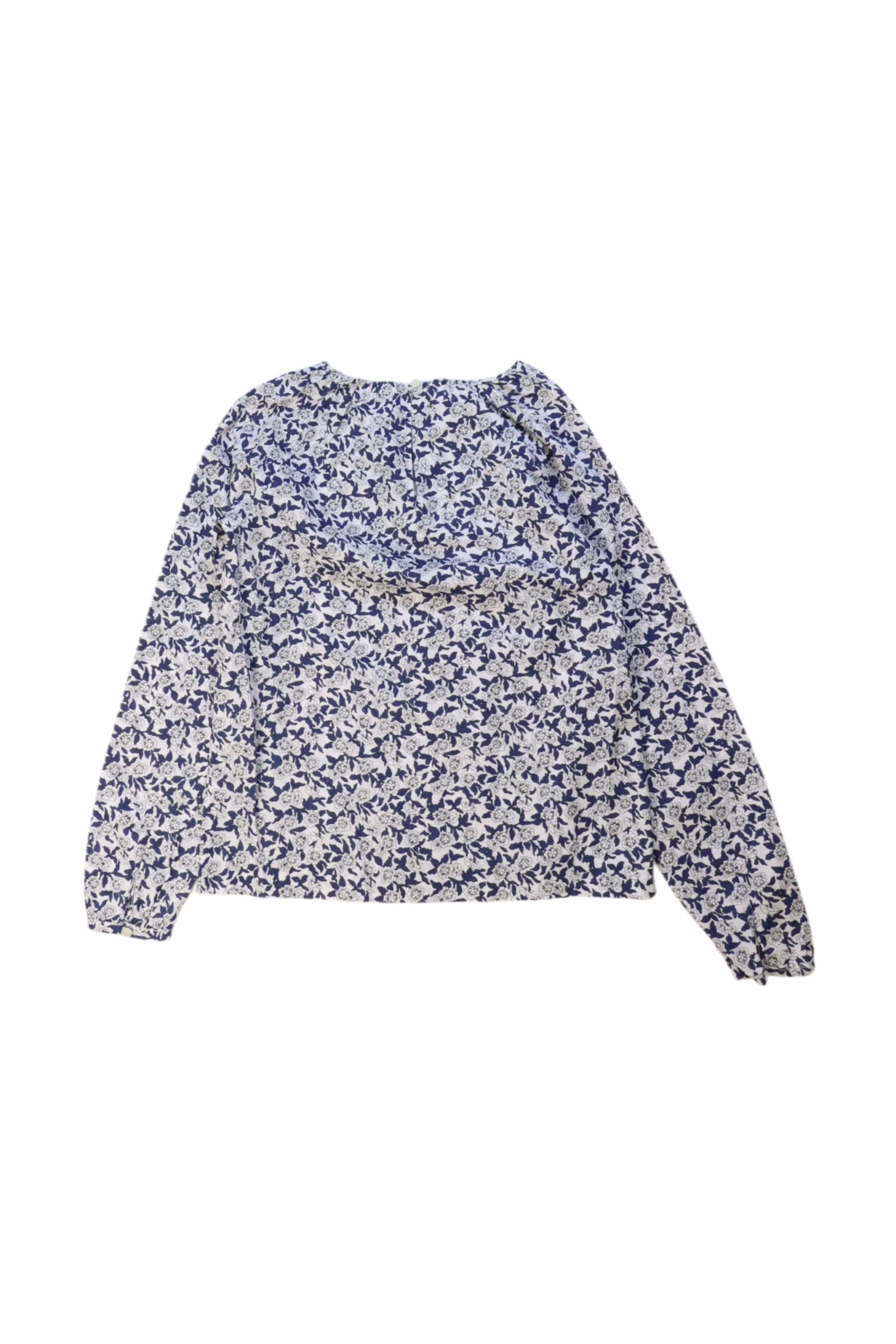 Jacadi Floral Print Long Sleeve Top 8Y、mySite、g9winljtr