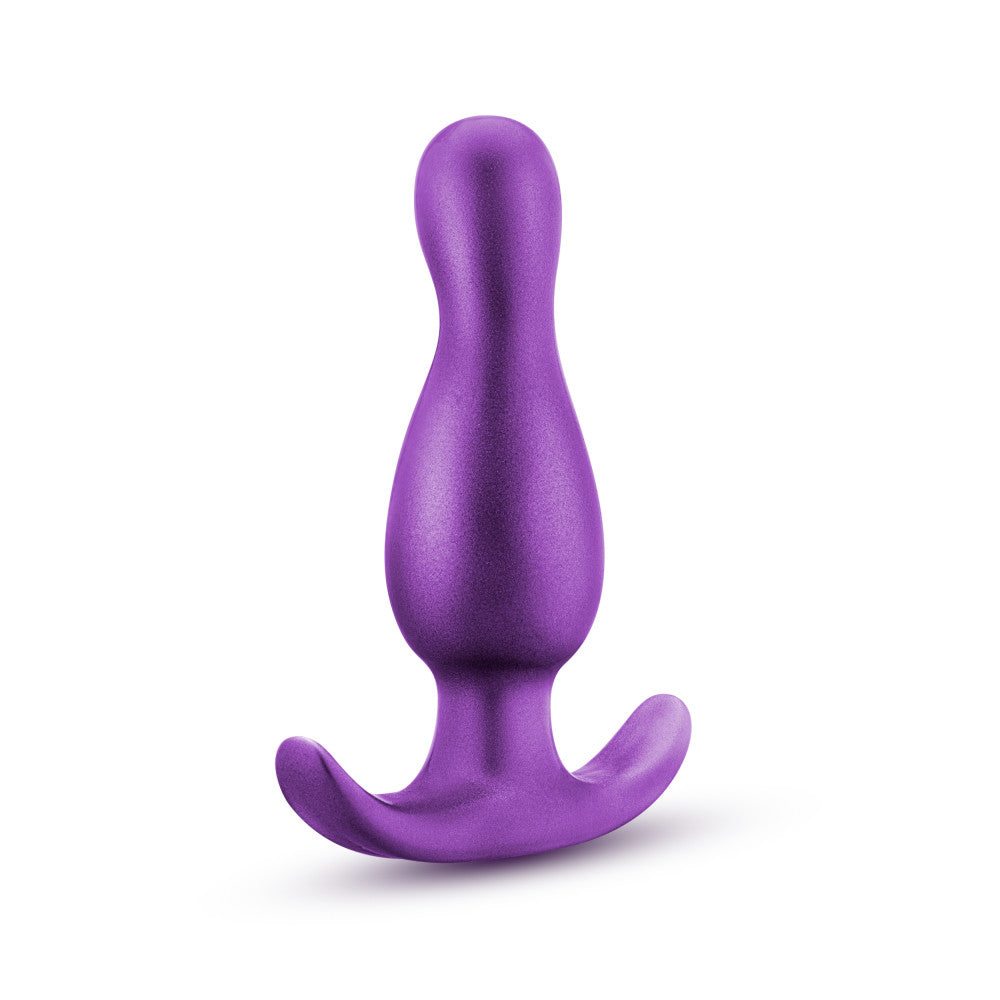 Anal Adventures Matrix By Blush® | The Quantum Plug: 3.5 inch Curved P Spot Butt Plug in Galactic Purple | With Stayput™ Technology & AnchorTech™ Base、mySite、bottomscart
