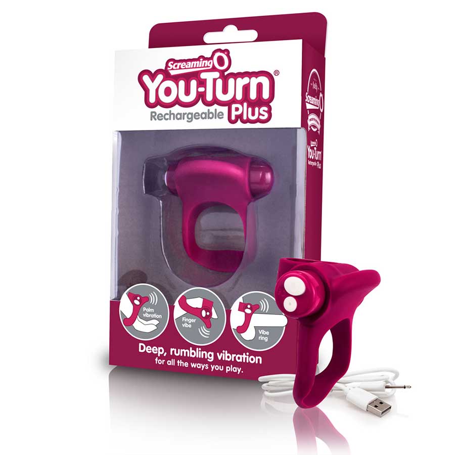Screaming O Charged You Turn Plus Silicone Vibrating Cock Ring、mySite、bottomscart